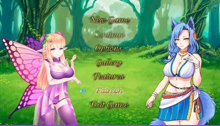 魔物娘征服世界探索场景 魔物娘征服森林地图与探索菜单