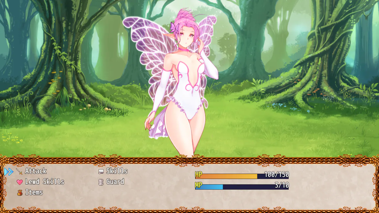 魔物娘征服策略战斗 魔物娘征服多角色队伍与奇幻战斗场景
