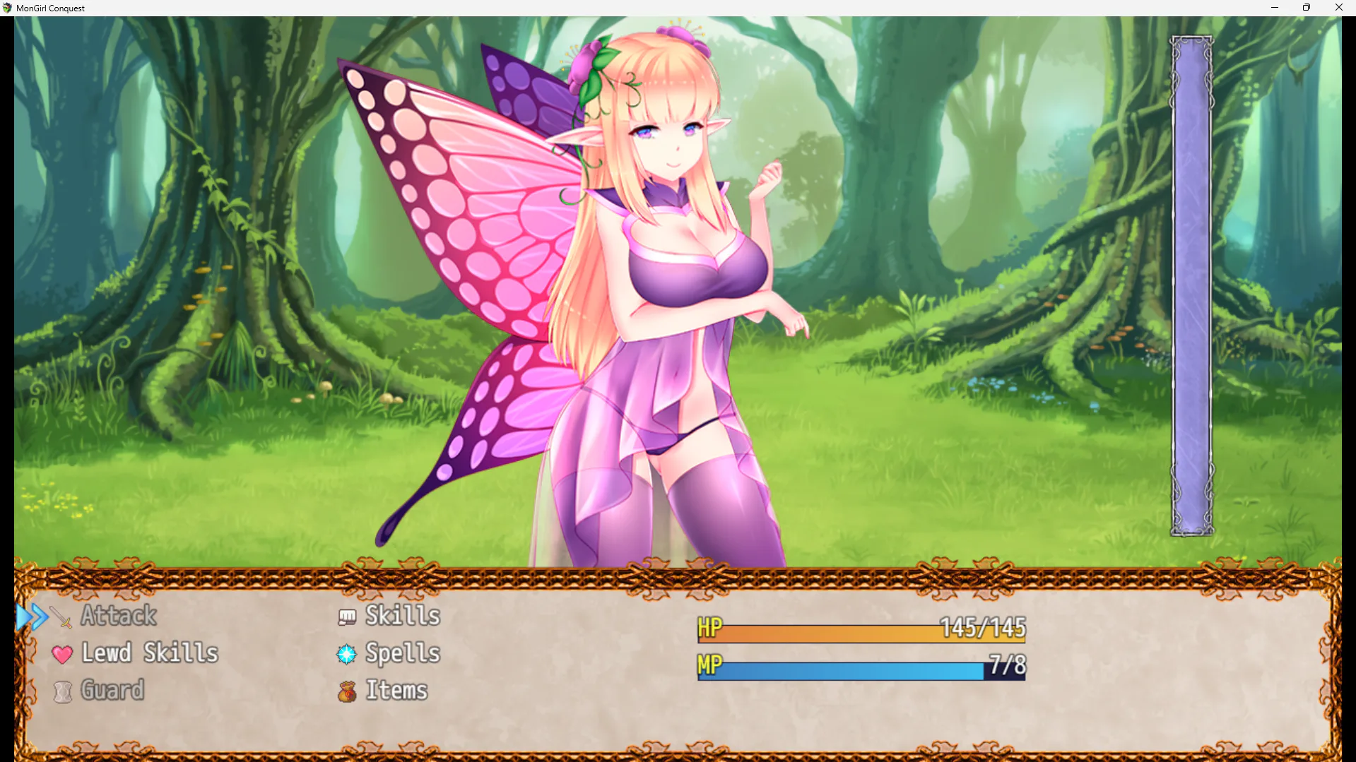 魔物娘征服攻略参考画面 魔物娘征服角色队伍与奇幻地图攻略场景