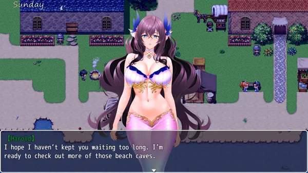 魔物娘征服村落地图与伙伴对话缩略图